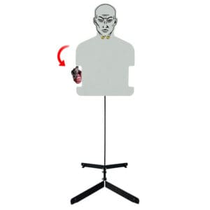 Single Station Smart Target System Shoot / No-Shoot AR500 Steel