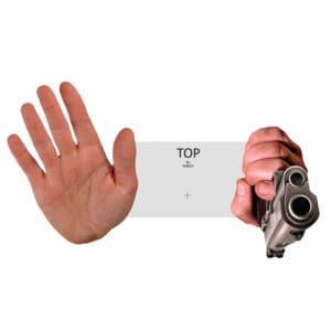 Replacement Shoot / No-Shoot Plastic Target Indicator-10PK