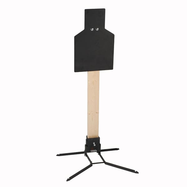 Steel Target - IPSC Torso - Standard Base - Handgun Rated