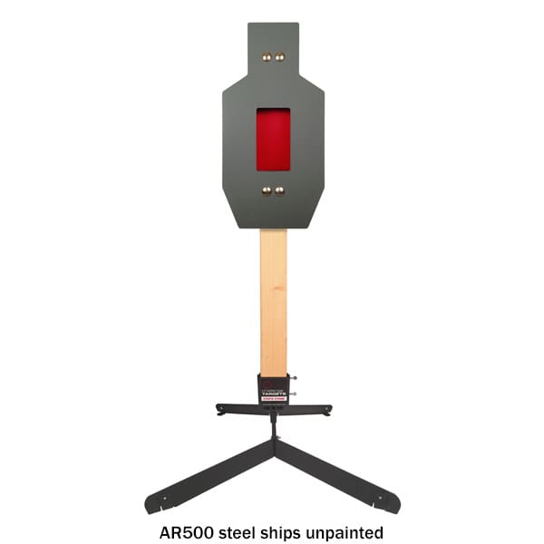 IPSC Rifle (A) Zone Flapper Target - Static Stand