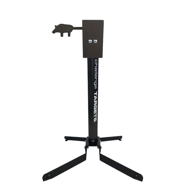 Reactive Rimfire Target - Hog w/ Tall Base